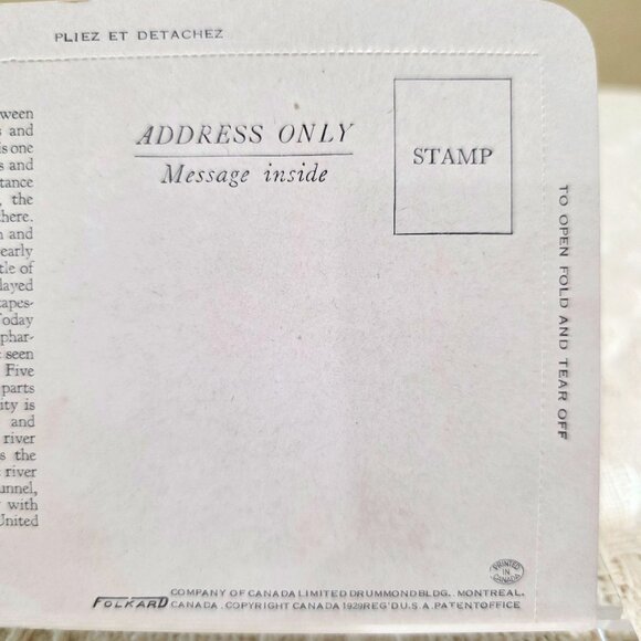 Vintage c1900's General View of Windsor Detriot from Canada Folkard Postcard UNP - Picture 6 of 9